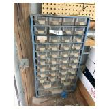 Metal Organizer w/ Some Contents