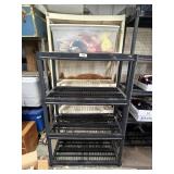 (2) Plastic Shelves