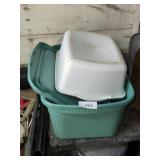 Med. Tote w/ Lid
