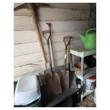 (4) Shovels & A Pick