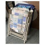 Assorted Folding Chairs & A Stadium Chair