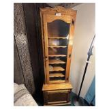 Oak Display Cabinet