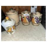 Canisters & Plastic Fruit -**