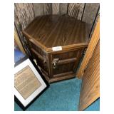 Vintage Hexagon Side Table