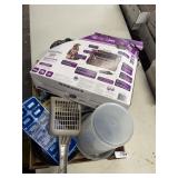 Plastic Shelf, Pet Carrier, Pet Bowls, Scoop &