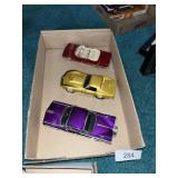 (3) Die Cast Sports Cars