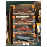 (4) Die Cast Cars