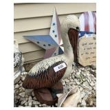 Concrete Pelican & Shells