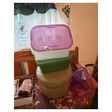 Foot Stool & Storage Containers
