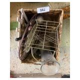 Milk Crate, KY Derby Decor, Basket &