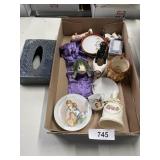 Assorted Ceramic & Other Decor
