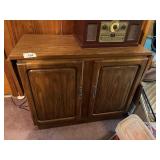 Wheeled Cabinet w/ Drop Down Ends