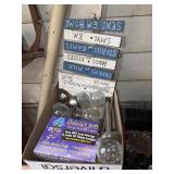 Wooden Plant Hanger + Outdoor Lighting & Other