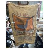 Blue Goose Burlap Potato Sack + Denim Shop Apron