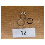 (3) Rings - .925