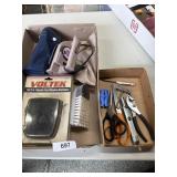 Travel Iron, 12v Heater/Fan, Scissors & Other
