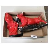 Matador & Bull Ceramic Figurines