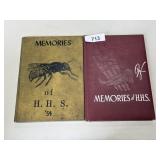 1954 & 1955 Henryville High School Yearbooks