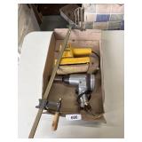 Sears Vintage Sander & Air Ratchet + Clamp
