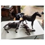 Leather? Horse Figurines