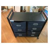 Modern Storage Cart On Wheels
