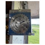 Tool Shed Saw Blade Clock