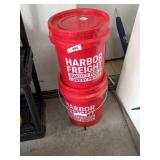 (2) Buckets w/ Some Ice Melt