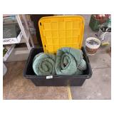 (2) Sleeping Bags In Tote w/ Lid