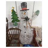 Snowman Lawn Christmas Decor