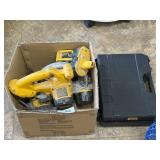 Dewalt Tools + Empty Plastic Case