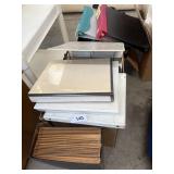 Three Ring Binders, File Box & Some Assorted