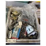 Refrigerator Drawer w/ Assorted Bolts, Screws, +