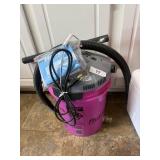 Pink Rural King Bucket w/ Bucket Top Vac