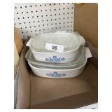 (2) Corningware Casseroles w/ Lids