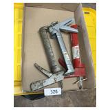 Caulking Gun, Paint Tray, Etc.