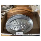 (8) Vintage Broiler Plates