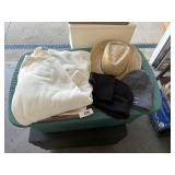 Sock Hats, Fleece Shirt, Straw Hat & Winter Socks