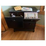 Vintage GE Radio & Record Player Cabinet w/
