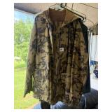 Size M Camo 2-piece Rain Suit