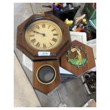 (2) Wall Clocks