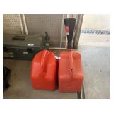 (2) Plastic Gas Cans