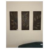 (6) Pieces of Metal Wall Art