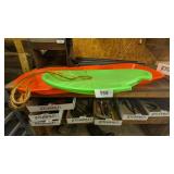 (2) Plastic Snow Sleds