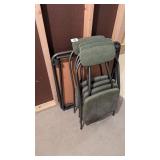 Card Table w/ (4) Matching Chairs