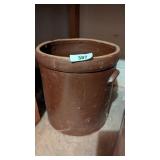 Stoneware Jar 6 Gallon Chocolate Color -**
