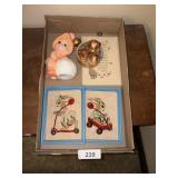 Ceramic Dog Music Box &