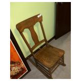 Small Oak Sewing Rocker