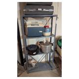 Metal Shelf Unit [no contents]