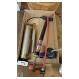 Bicycle Pump, Grease Gun, Oiler