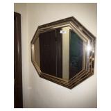 Decorative 8 Sided Mirror